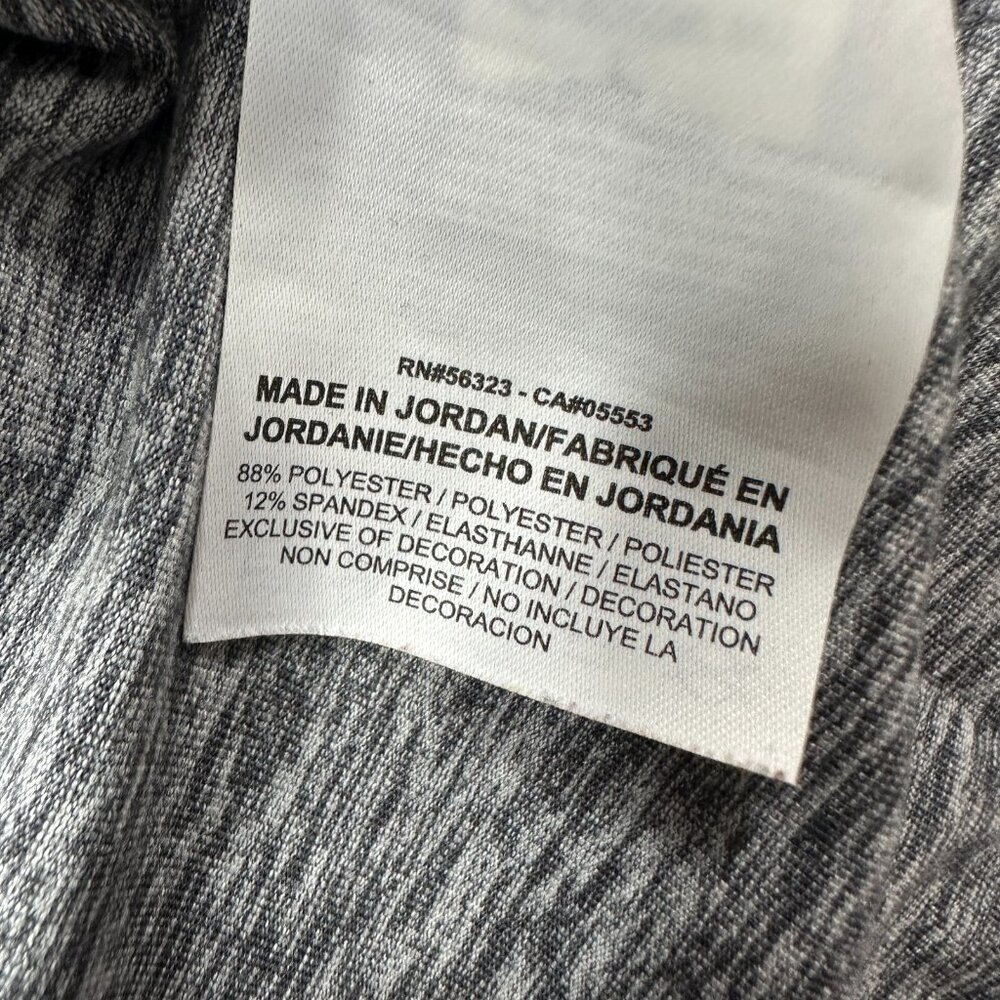 Nike DRI-FIT Element 1/4 Zip Running Pullover Shirt Men L Gray 30" Lake Placid - Picture 6 of 15